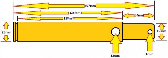 Topstangsbolt Cat 2