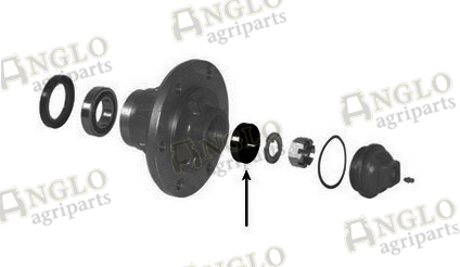 Frontnav - Ydre leje (19.05 x 49.23 x 18.04 mm)