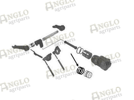 Hydraulisk cylinderstempel ring sæt med 3 stk - 3''