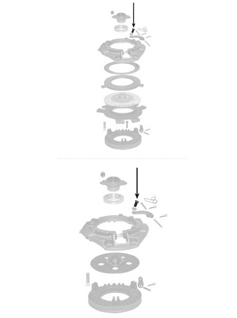 Justerskrue til koblingsfinger - 3/8''