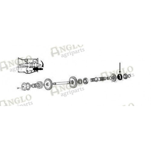 Pinion Gear (23 Tænder, 17 Spline)