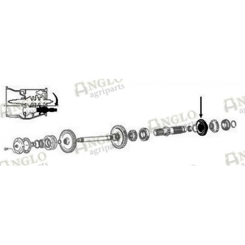 Pinion Gear (33 Tænder, 17 Spline)