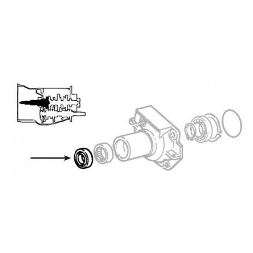 Pakdåse Hoved Aksel (28x57x9.5mm)
