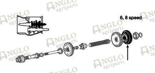 Transmissions Gear 36T/46T, 18 Spline