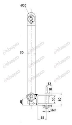 Træk A-Ramme Kat 1 (61.50 X 30mm L 645 X H 425mm)